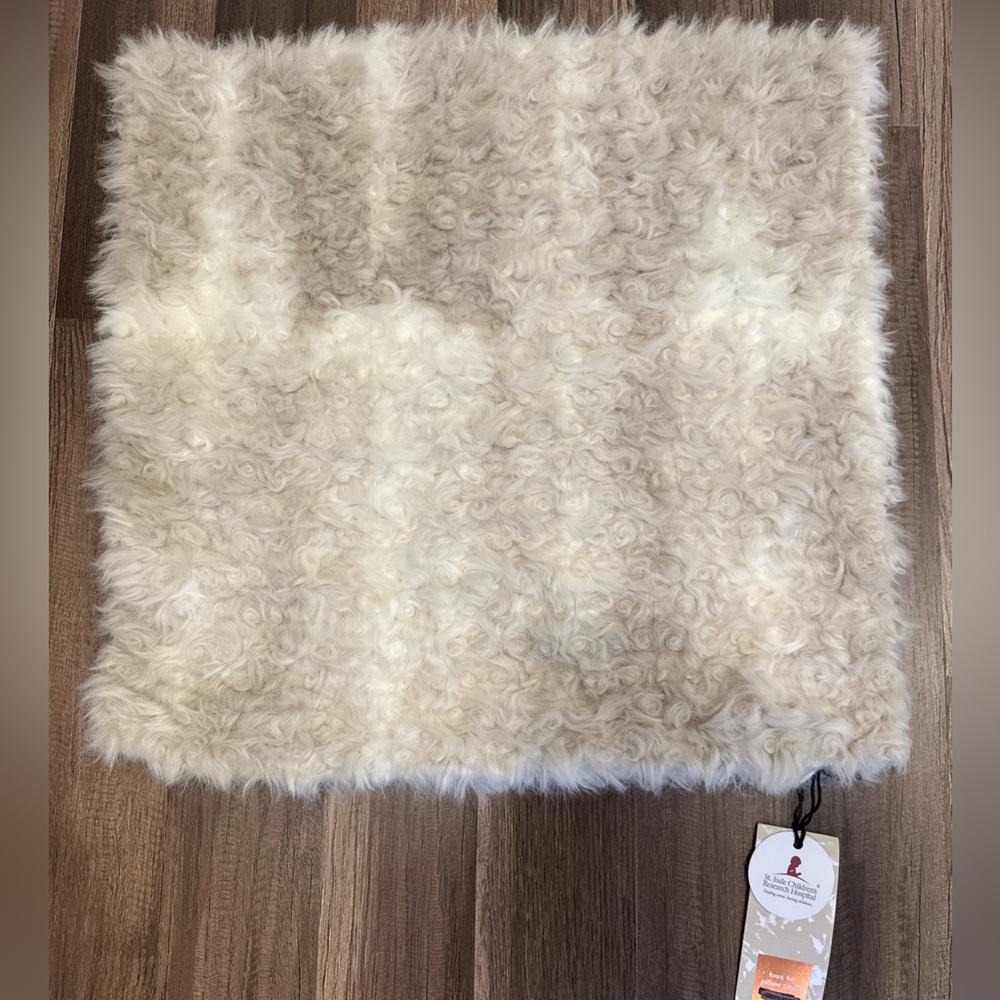 West Elm St. Jude Shearling Faux Fur Pillow Cover - 20”x20”